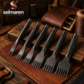 Leather Stitching Chisel Set – Premium Leather Pricking Irons for Handmade Crafts