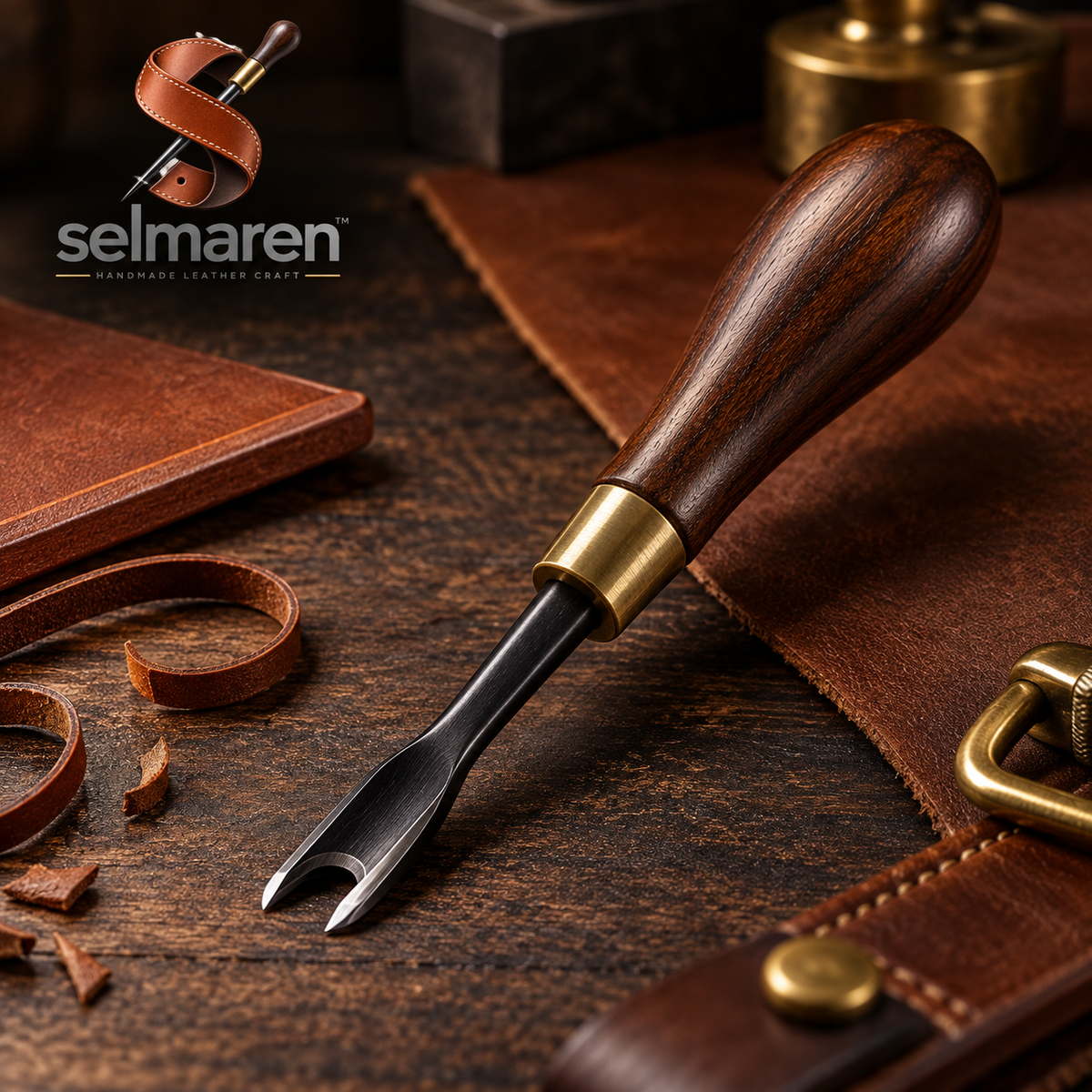 Leather Edge Beveler Tool – Handmade Leather Finishing Tool