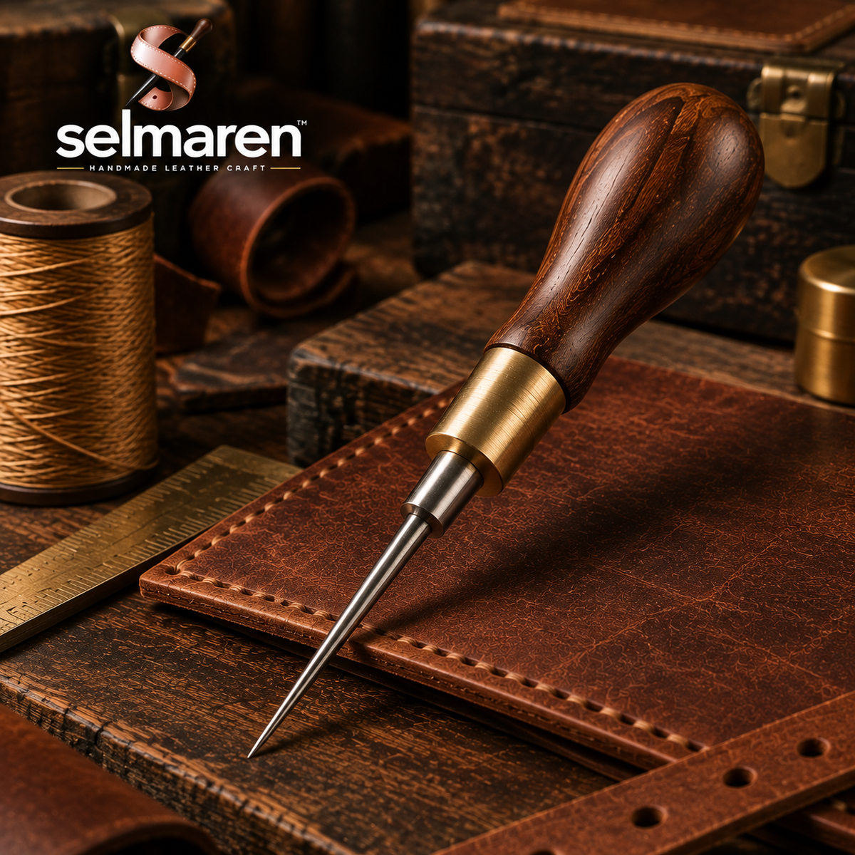 Leather Awl Tool – Hand Stitching Piercing Tool