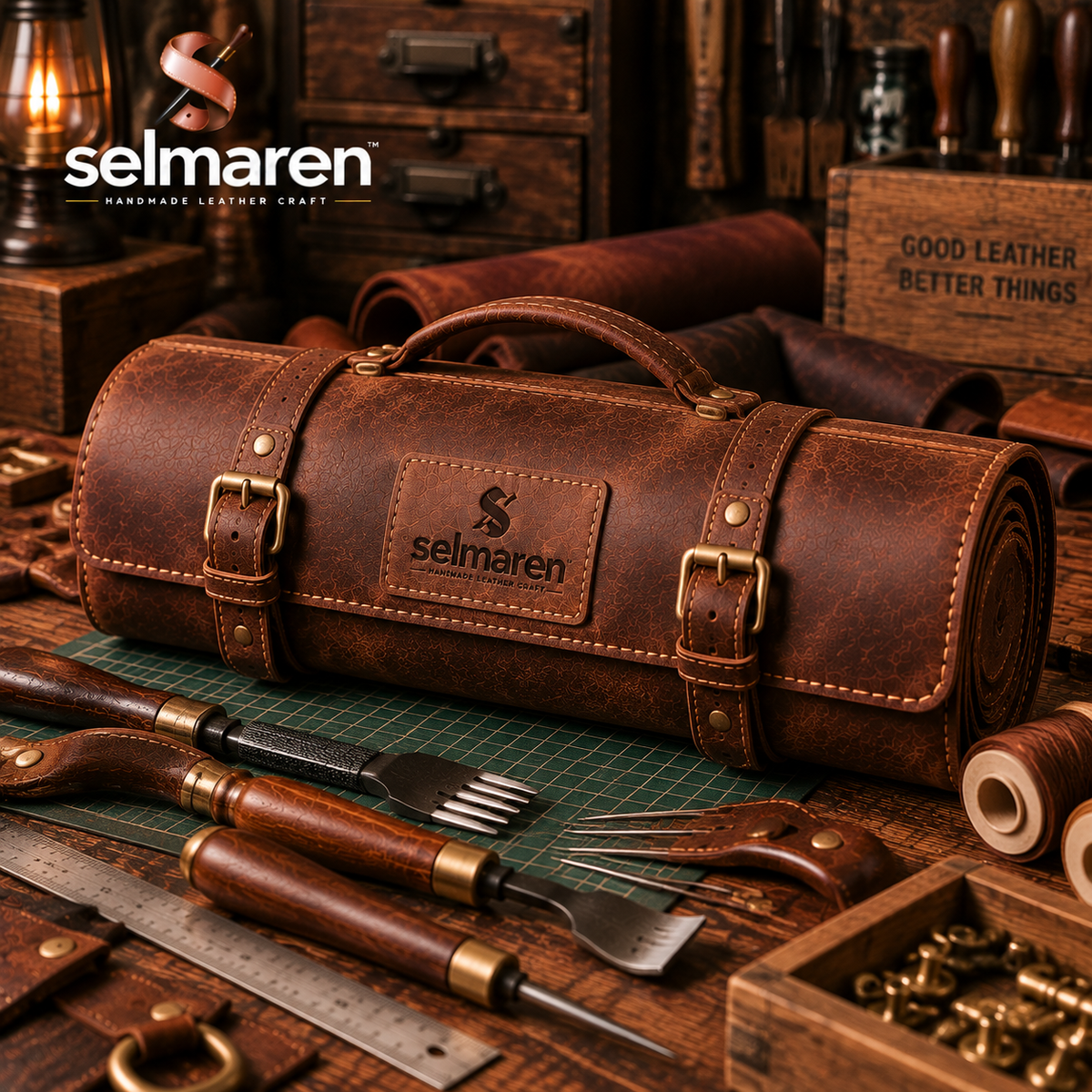 Brass Leather Hardware Kit – Premium Buckles & Accessories Set