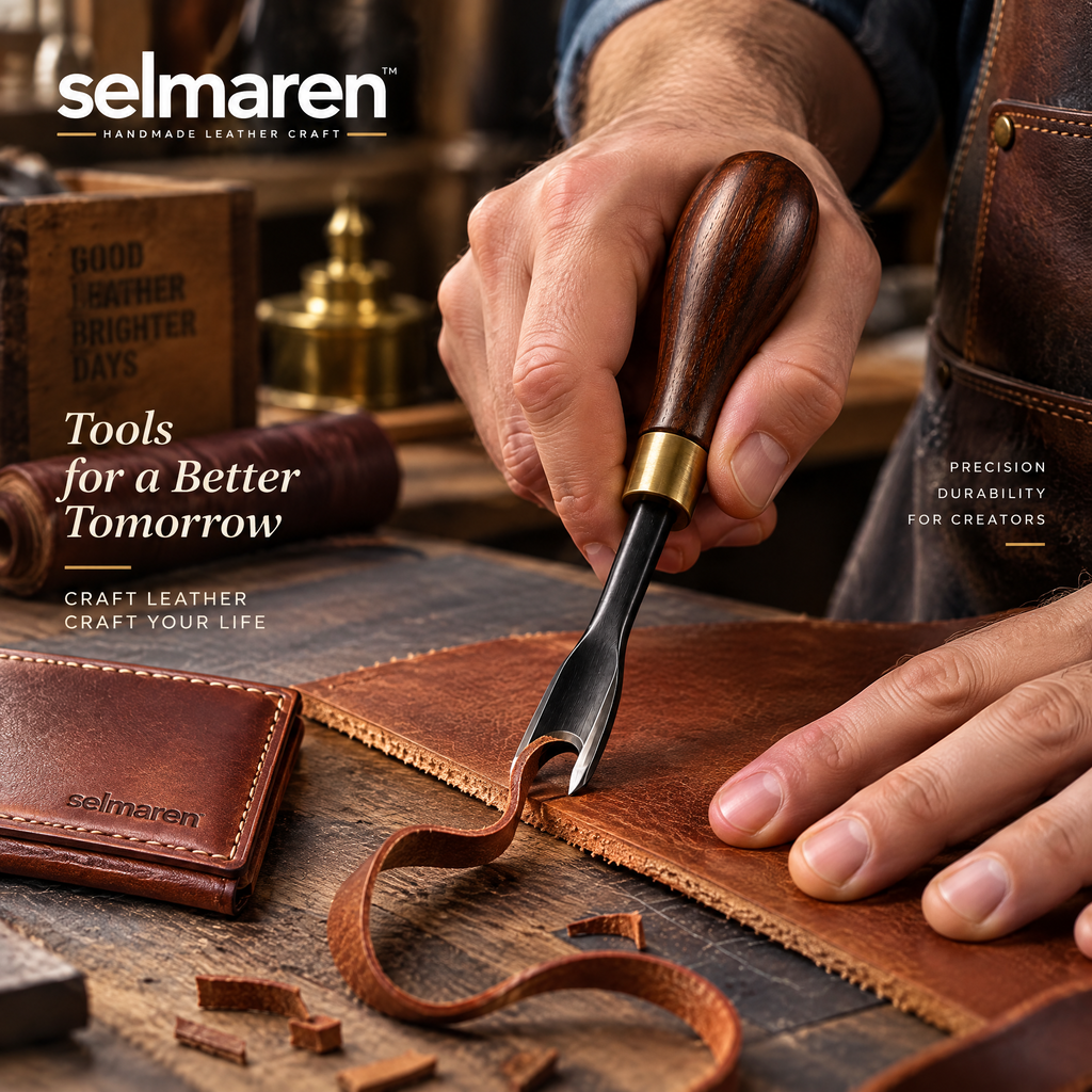 Leather Edge Beveler Tool – Handmade Leather Finishing Tool