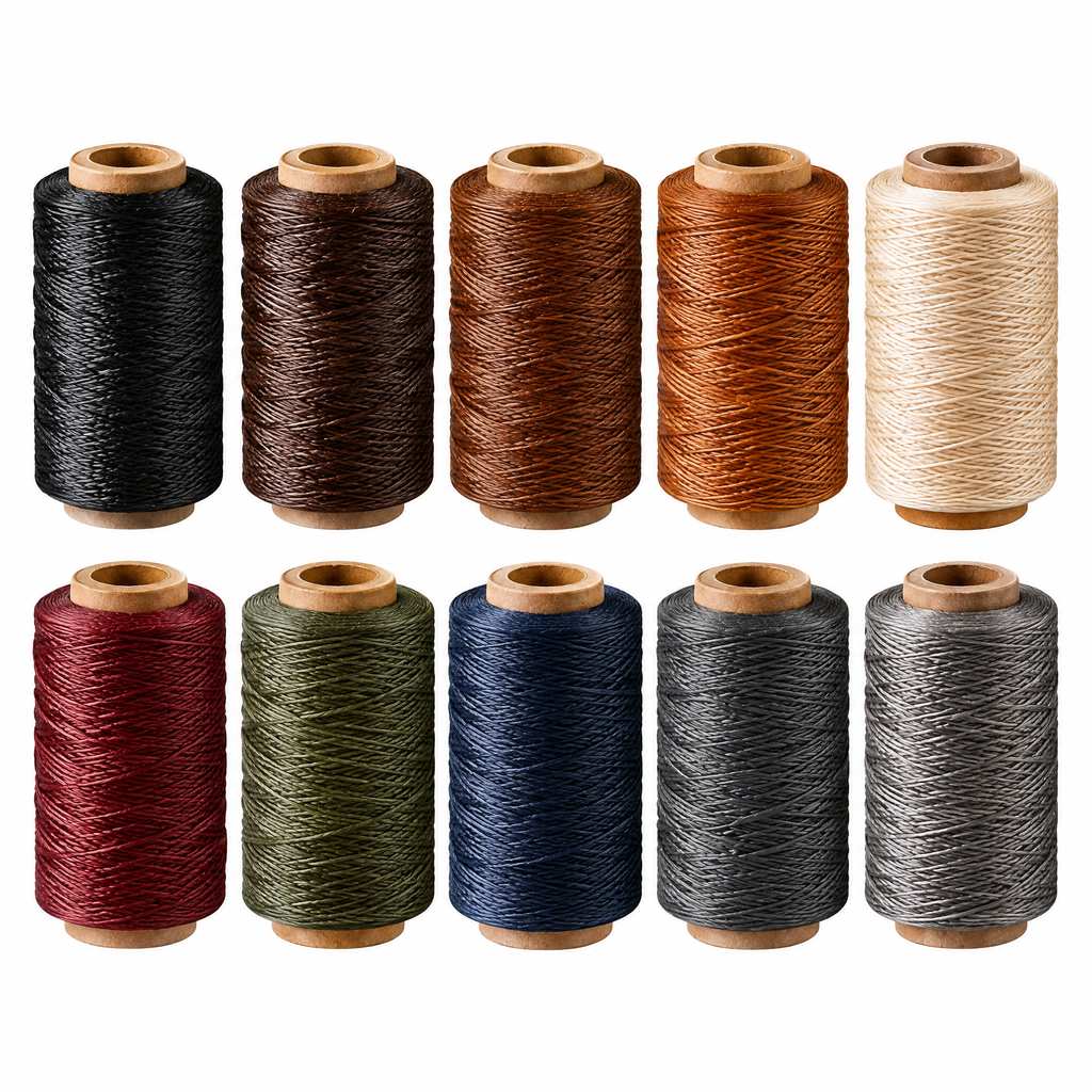 Waxed Leather Thread Kit – Premium Sewing Thread Set
