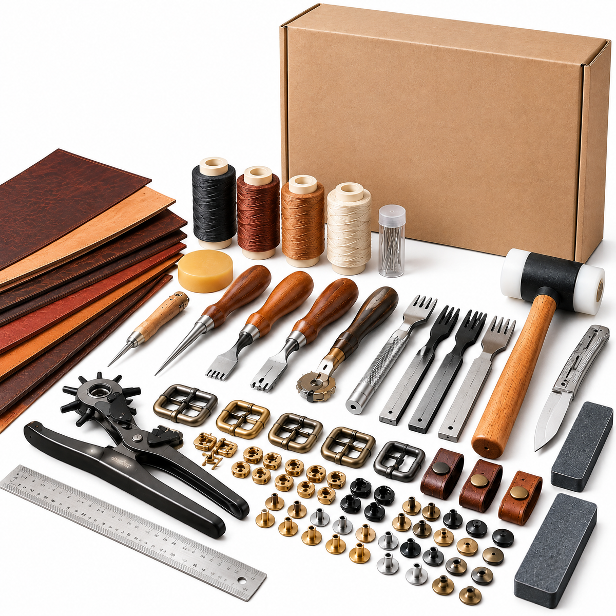 Leather Knife Sheath Making Kit – DIY Custom Sheath Craft Set