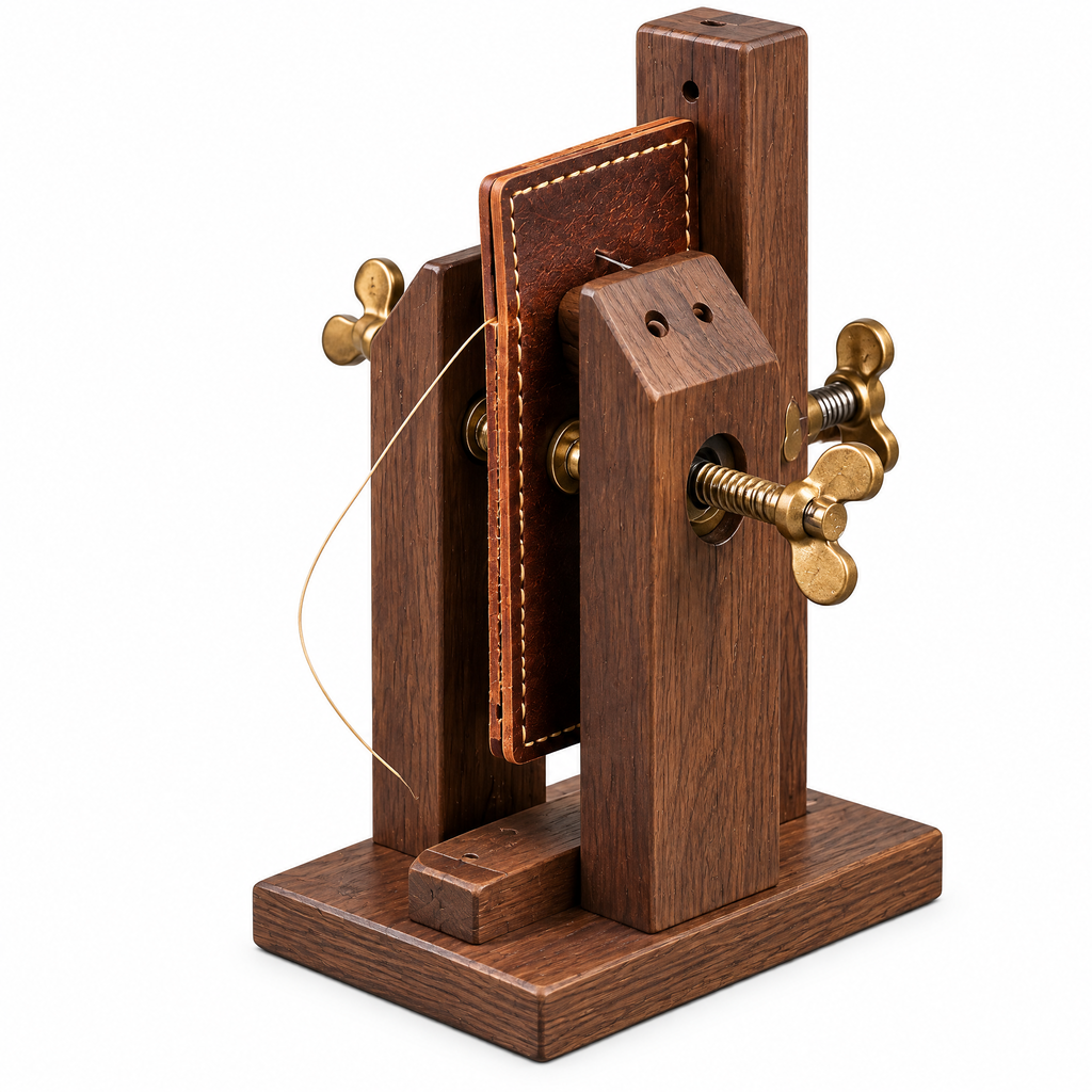 Leather Stitching Pony Clamp – Wooden Sewing Holding Tool
